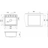 Кухонная мойка GRANULA KITCHEN SPACE KS-6003 алюминиум 6003 ALYUMIHIYM